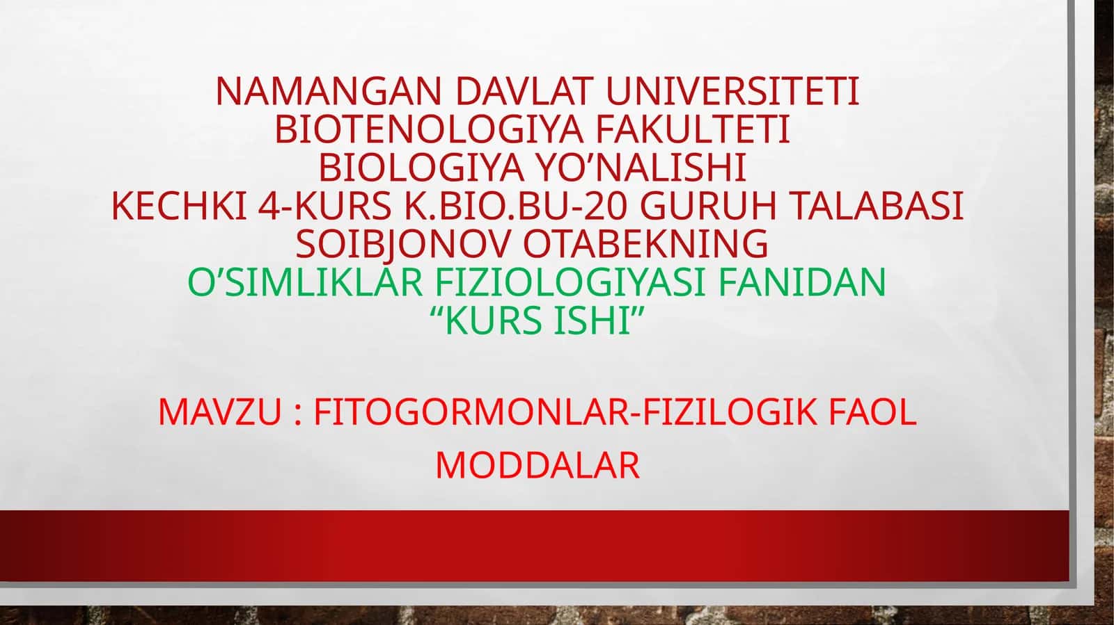 Fitogormonlar-fizilogikfaolmoddalar