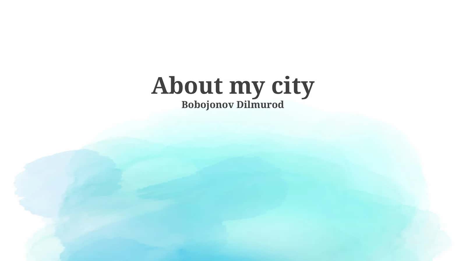 My city Springfield