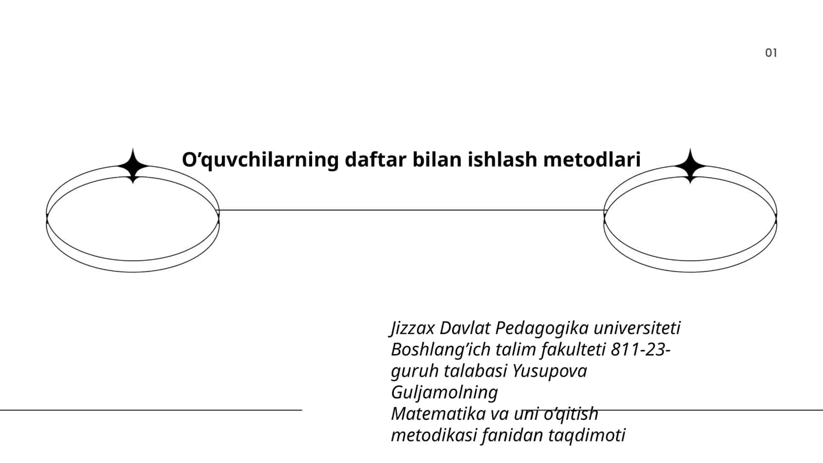 Matematika va uni o’qitish metodikasi