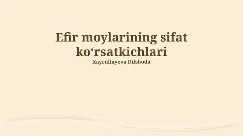 Kimyoviy Tarkibi Tahlili
