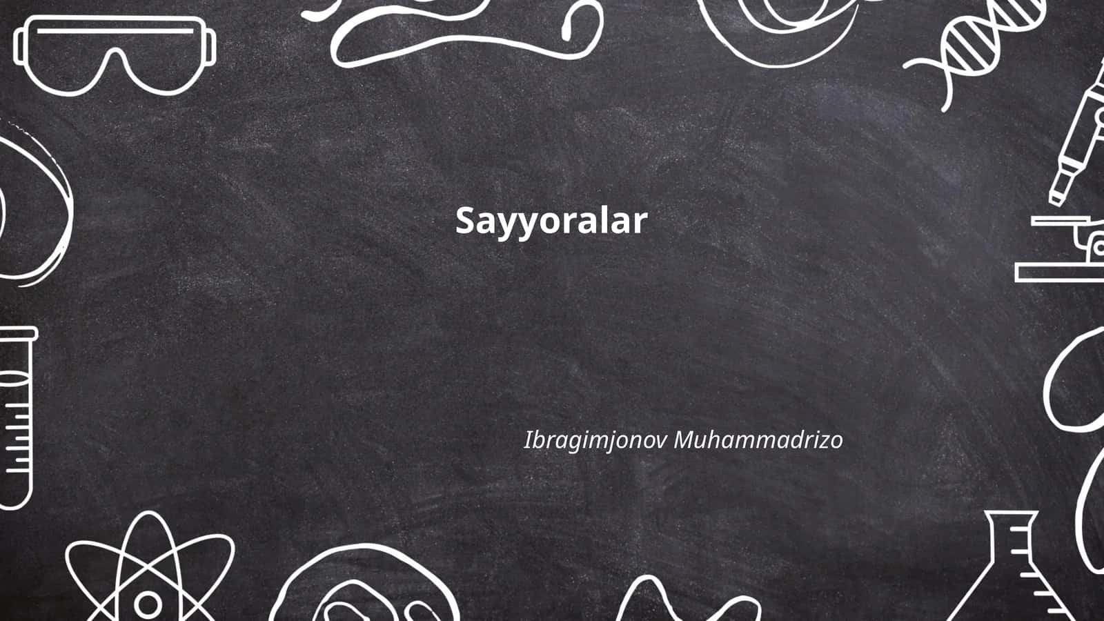 Sayyoralar