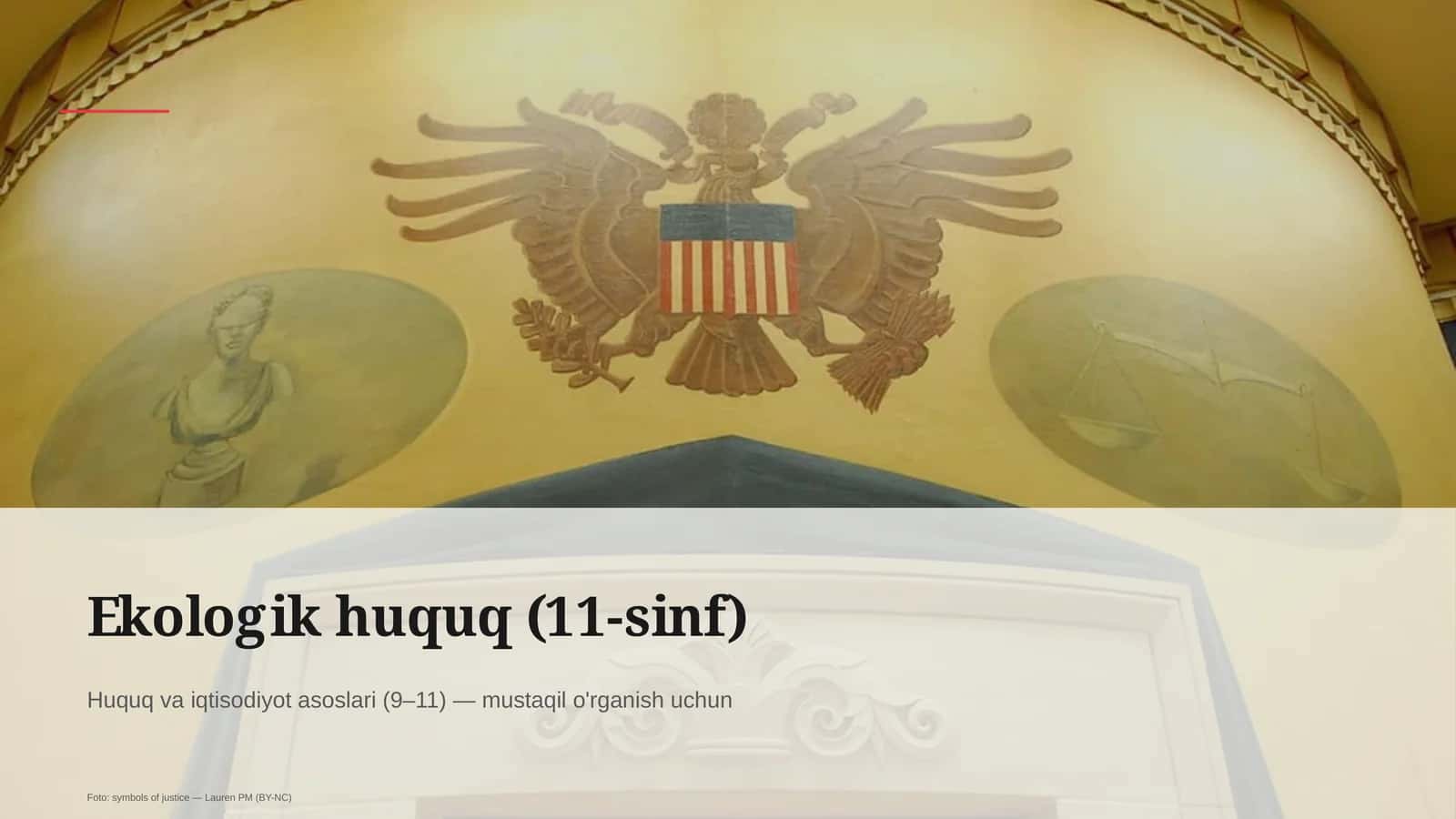 Ekologik huquq (11-sinf)