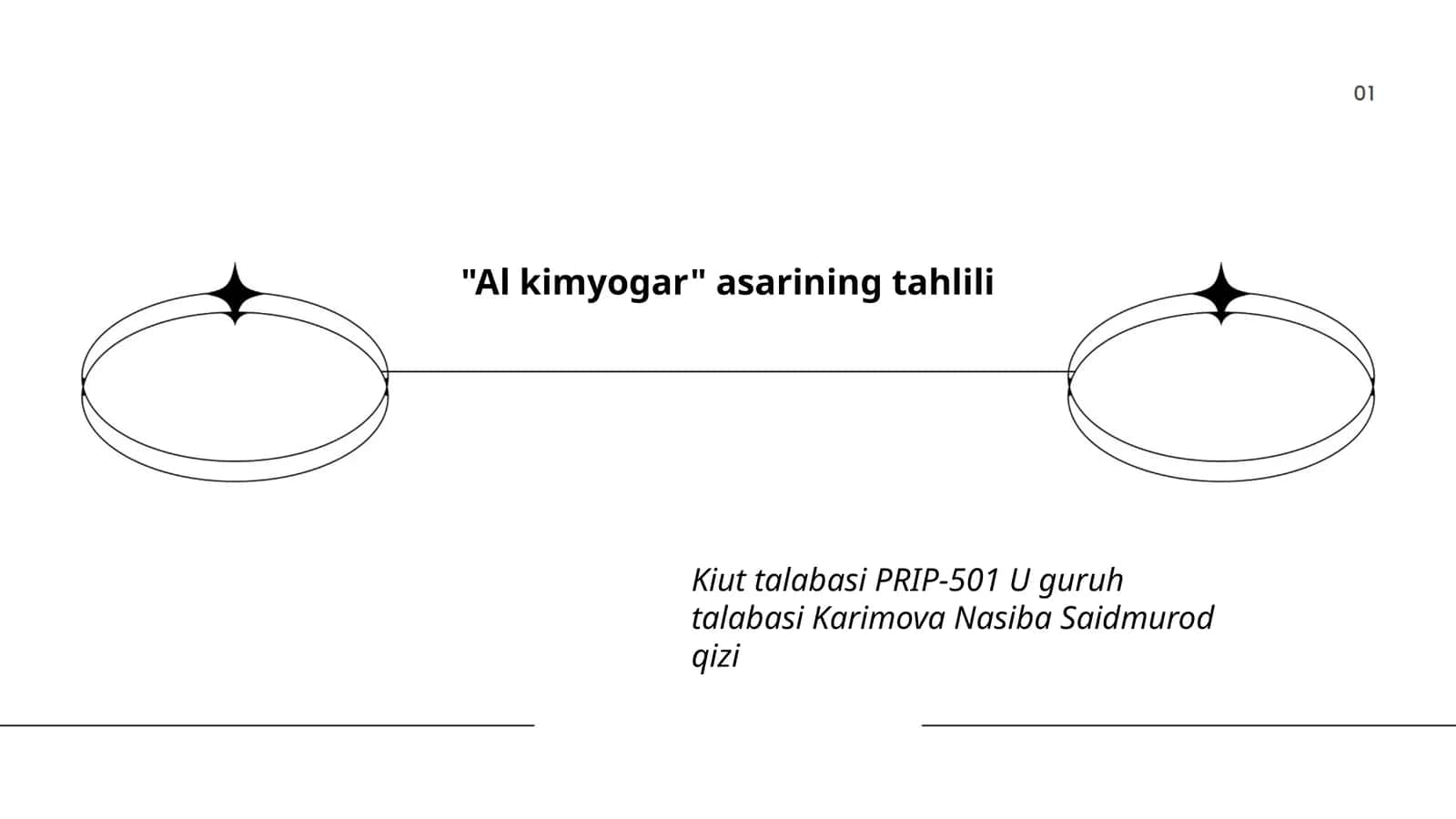 Al kimyogar asarining tahlili