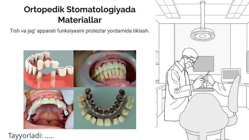 Ortopedik Stomatologiyada Materiallar