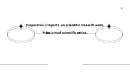 Preparatini ofreports on scientific research work