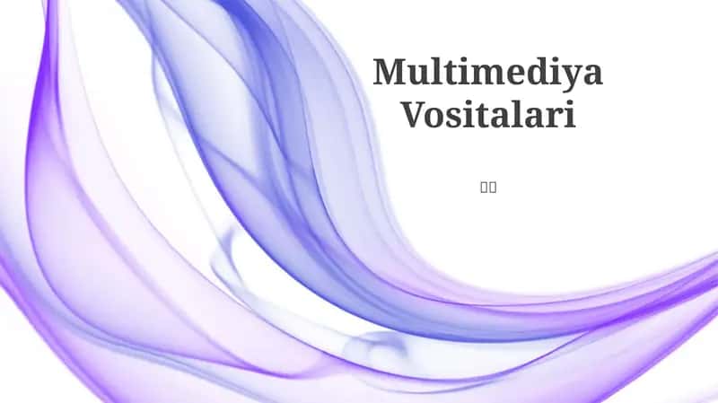 Multimedia Vositalari