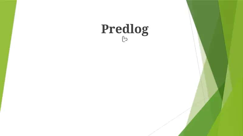 Predlog