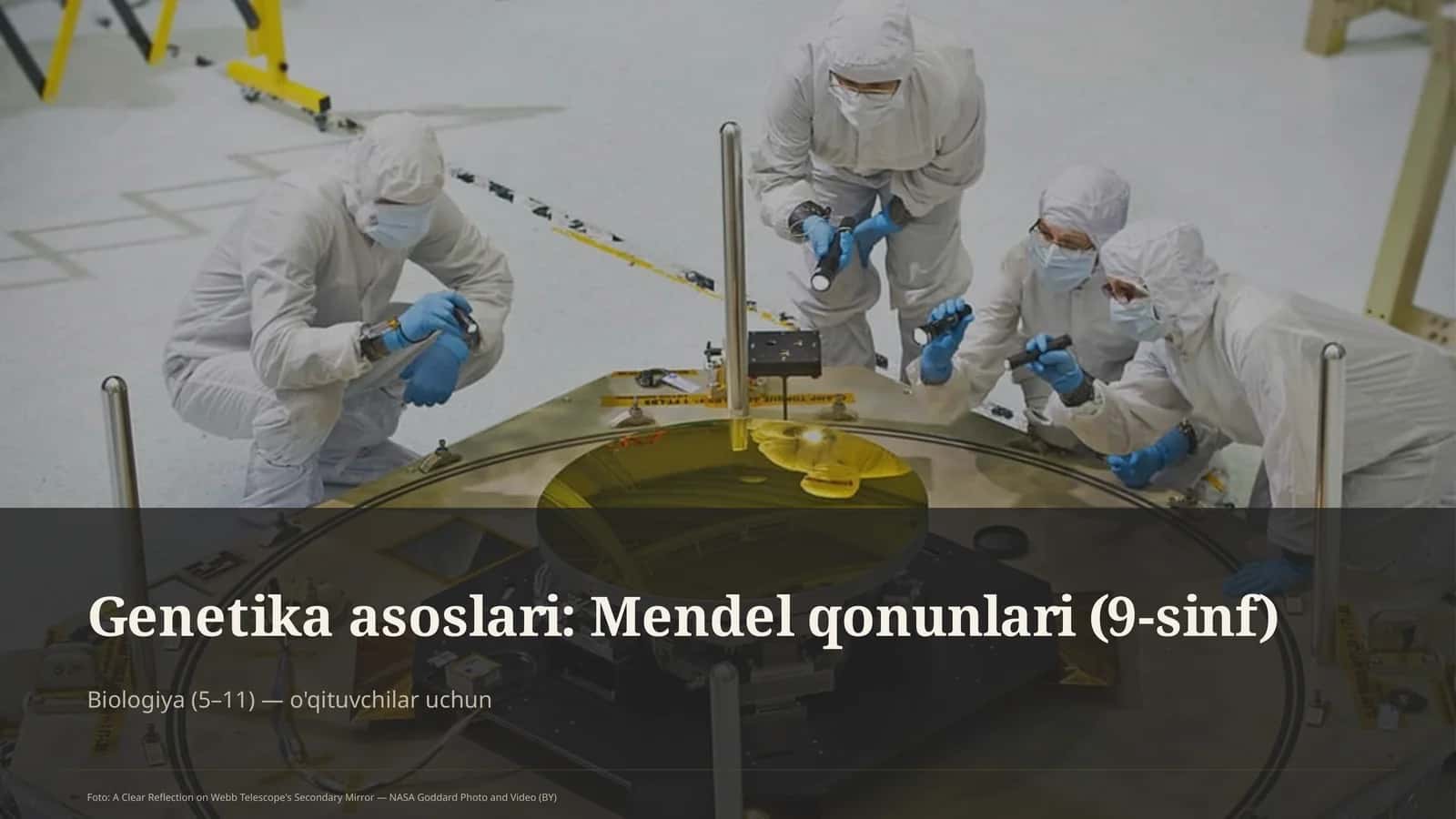 Genetika asoslari: Mendel qonunlari (9-sinf)