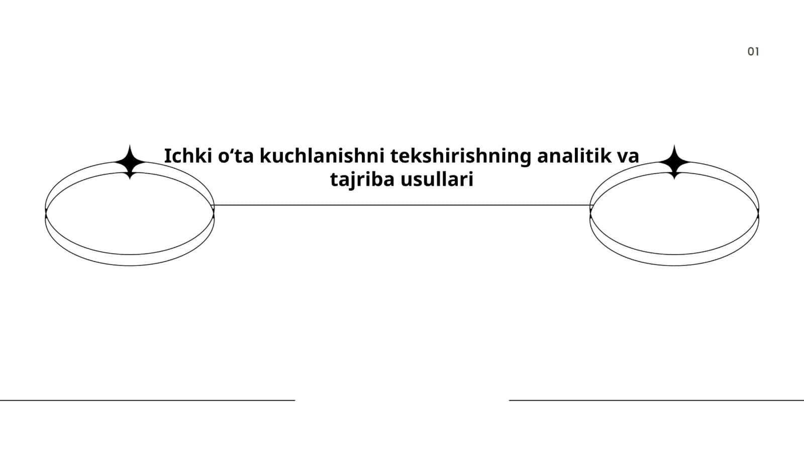 Ichki o‘ta kuchlanishni tekshirishning analitik va tajriba usullari