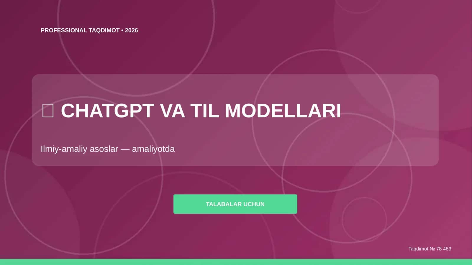 CHATGPT VA TIL MODELLARI