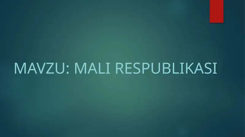 Mali Respublikasi