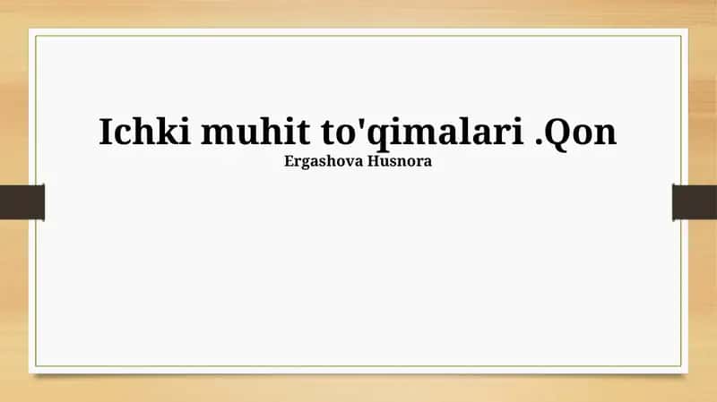 Qon kasalliklari