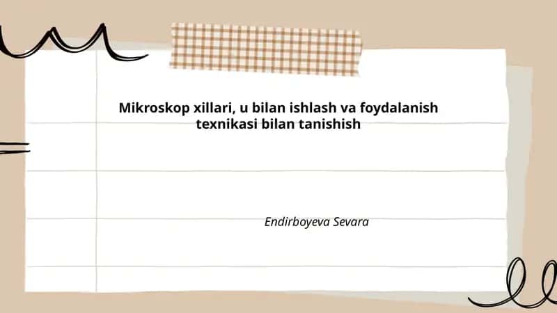 Mikroskop xillari