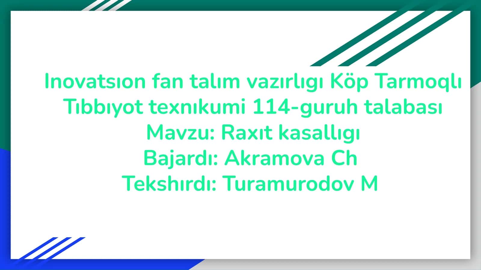 Raxit kasallıgı