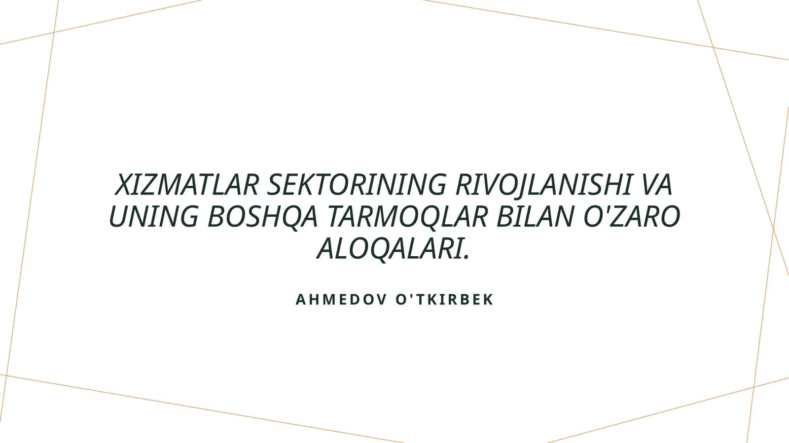 Rivojlanish bosqichlari