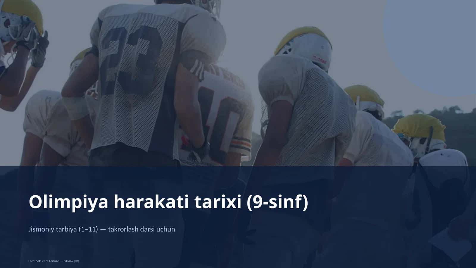 Olimpiya harakati tarixi (9-sinf)