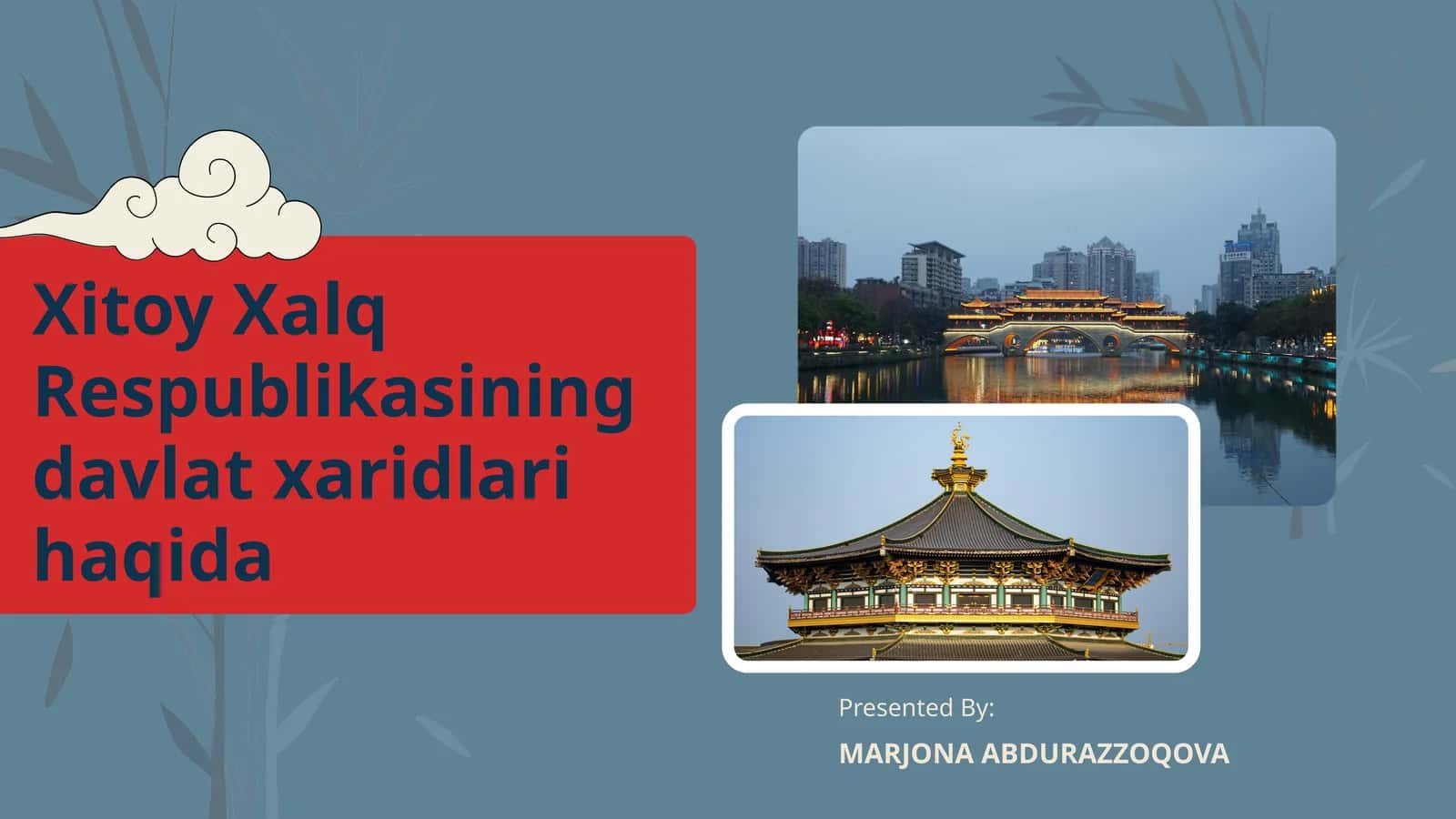 Xitoy Xalq Respublikasida davlat haridlari