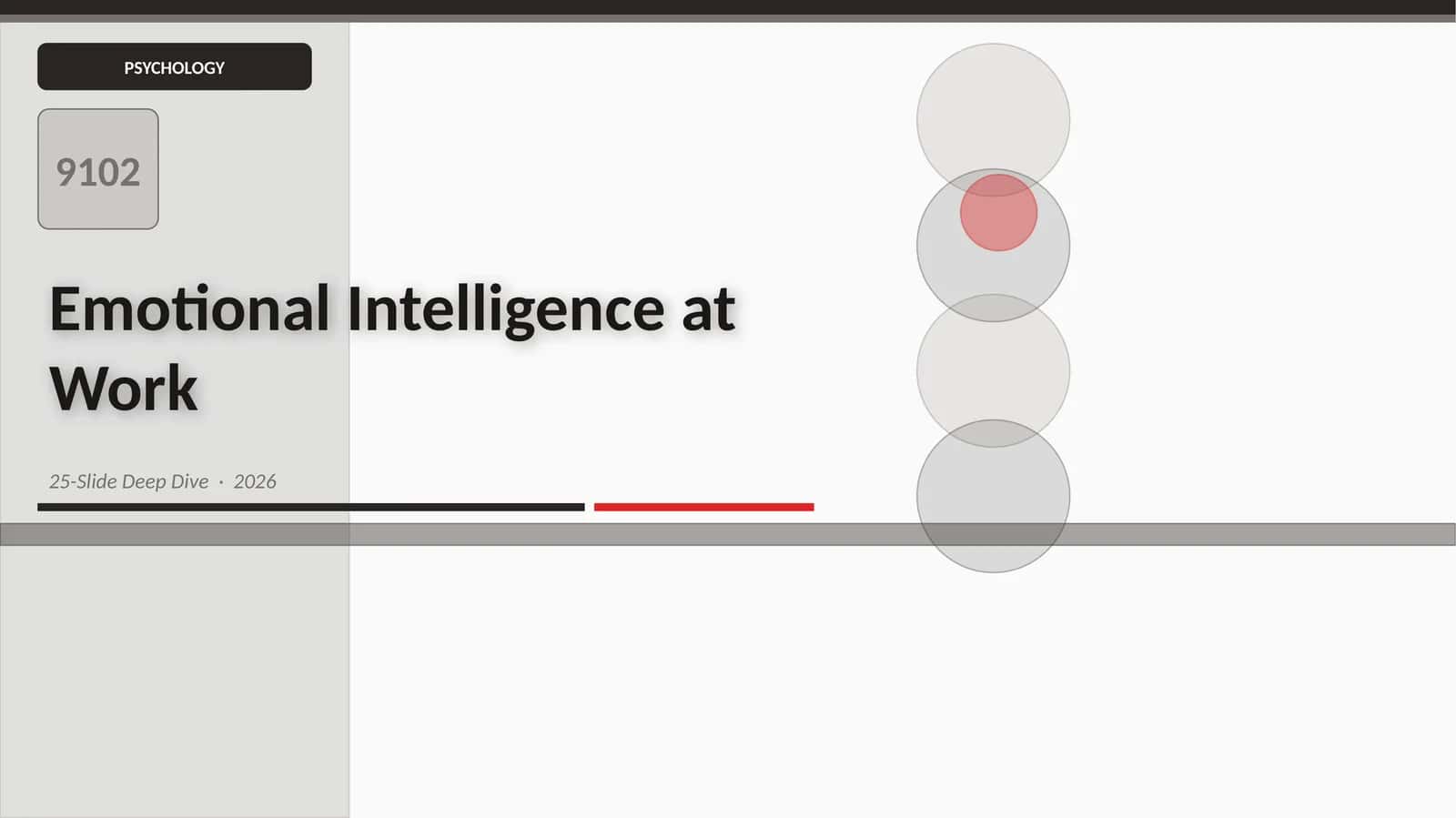 Emotional Intelligence at Work