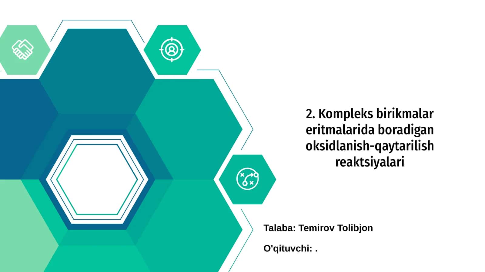 Kompleks birikmalar eritmalarida boradigan oksidlanish-qaytarilish reaktsiyalari