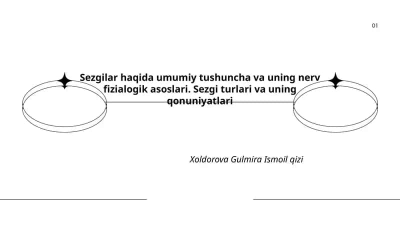 Sezgilar haqida umumiy tushuncha va uning nerv fizialogik asoslari