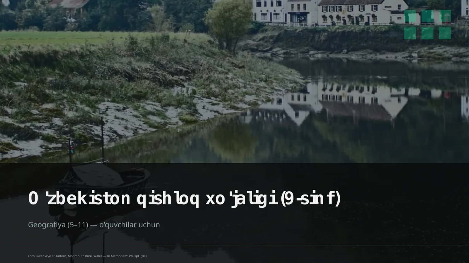 O'zbekiston qishloq xo'jaligi (9-sinf)