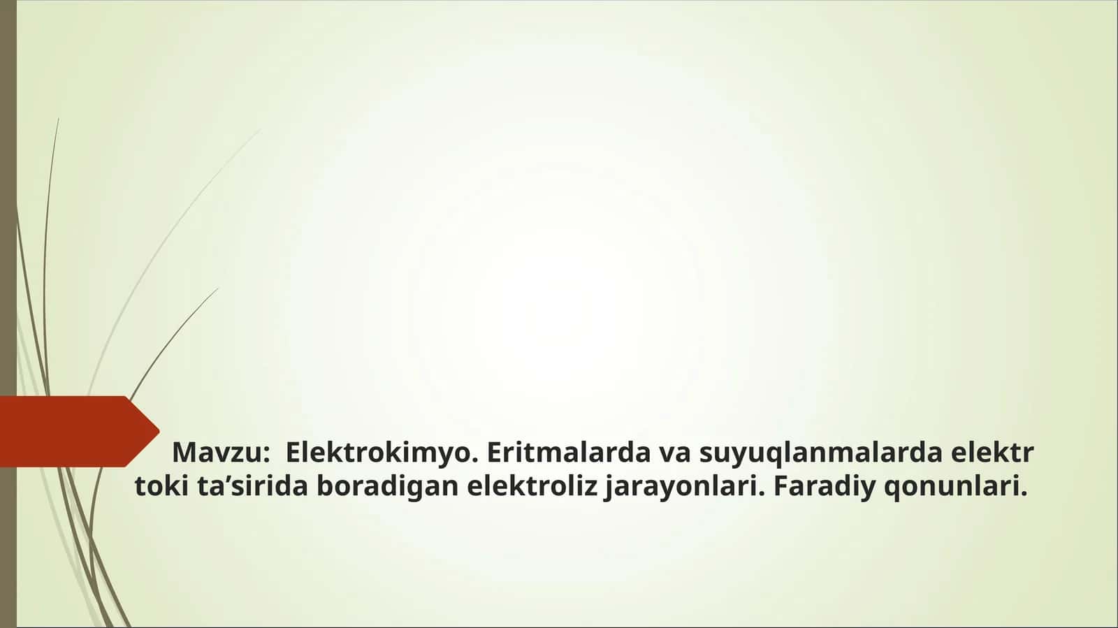 Elektrokimyo