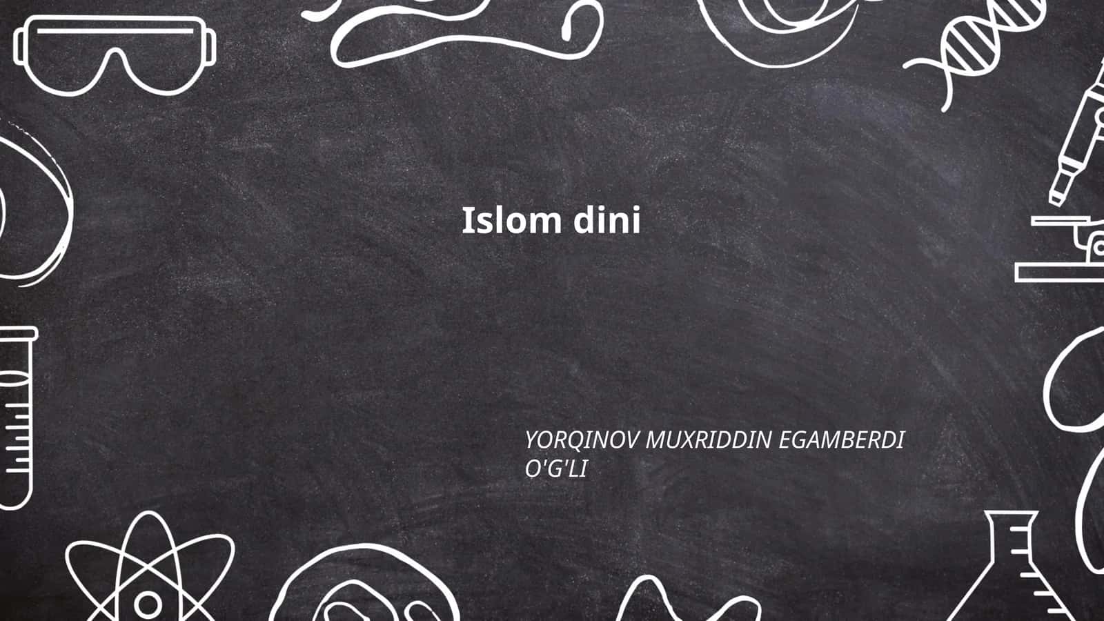 Islom dini