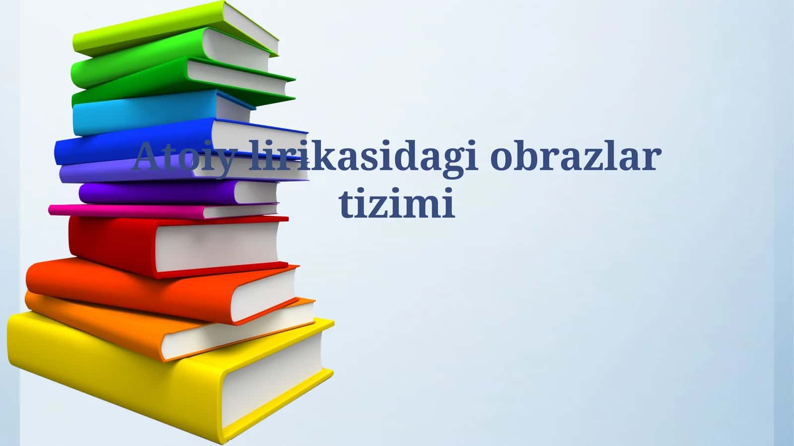 Atoiy lirikasidagiobrazlartizimi