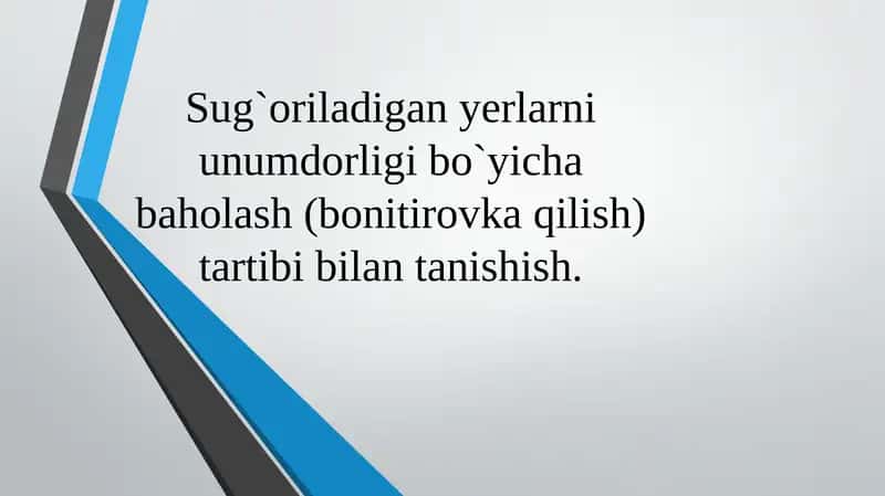 Tuproq Bonitirovkasi