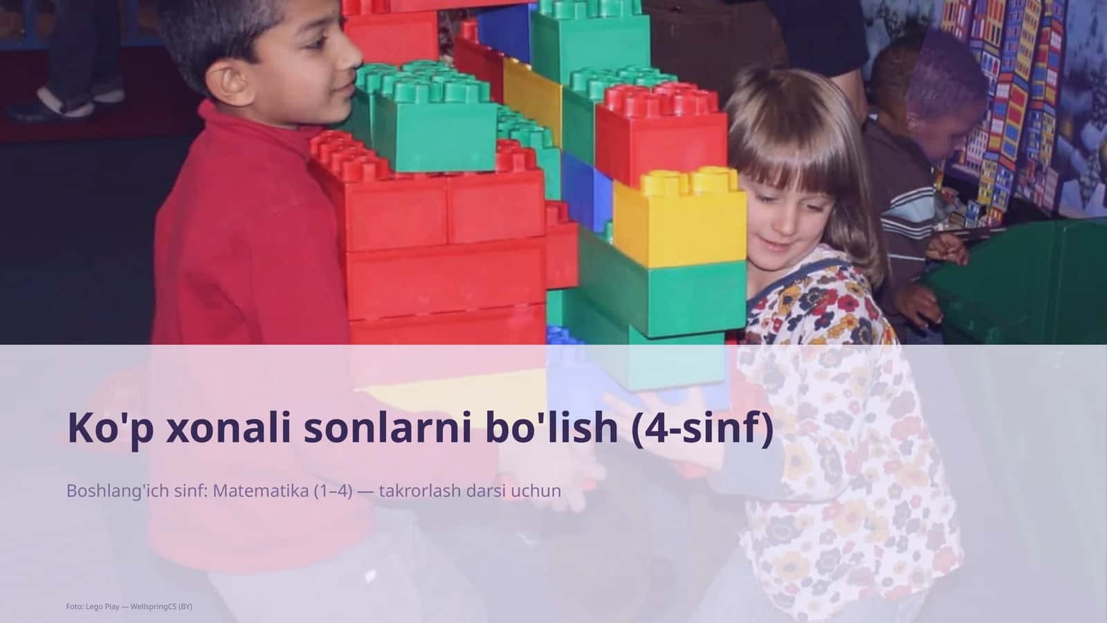Ko'p xonali sonlarni bo'lish (4-sinf)