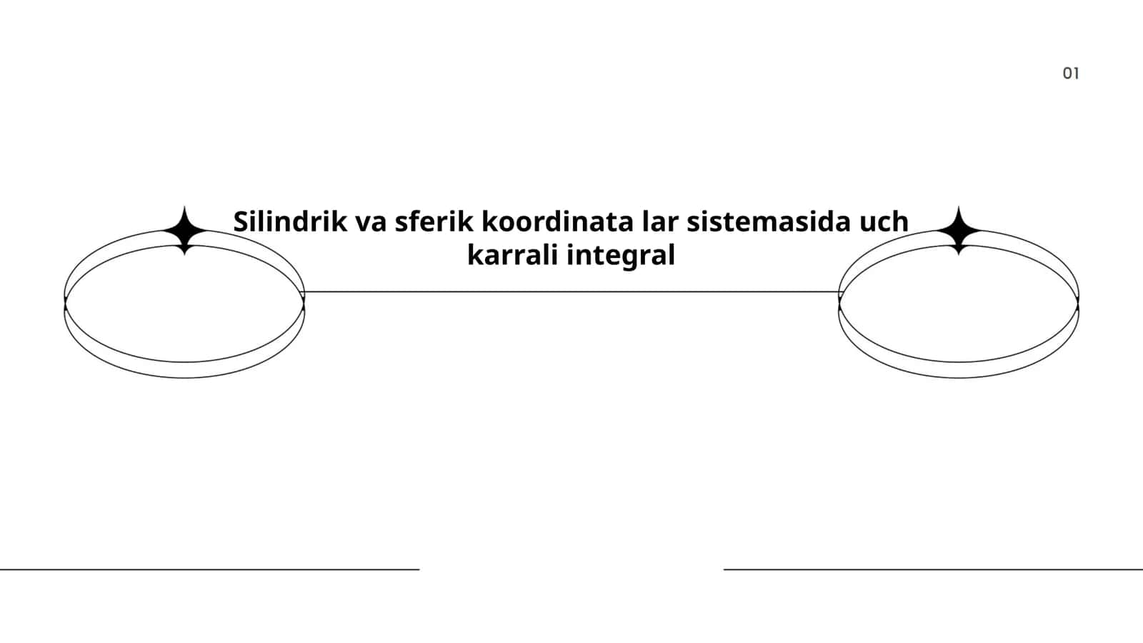 Silindrik va sferik koordinata lar sistemasida uch karrali integral
