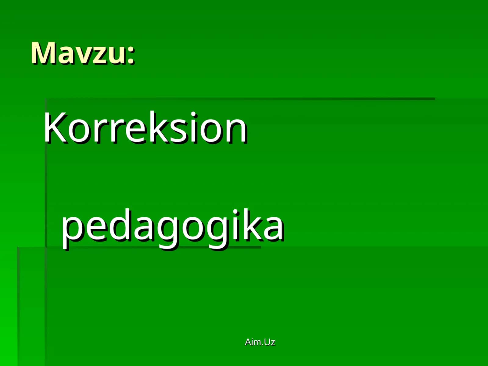 Korreksion pedagogika