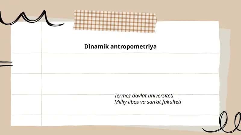 Dinamik antropometriya