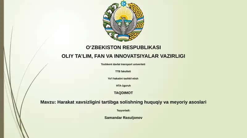 Yoʻl hakatini tashkil etish