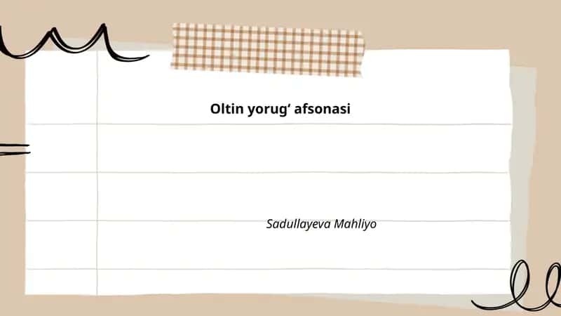 Oltin yorugʻ afsonasi