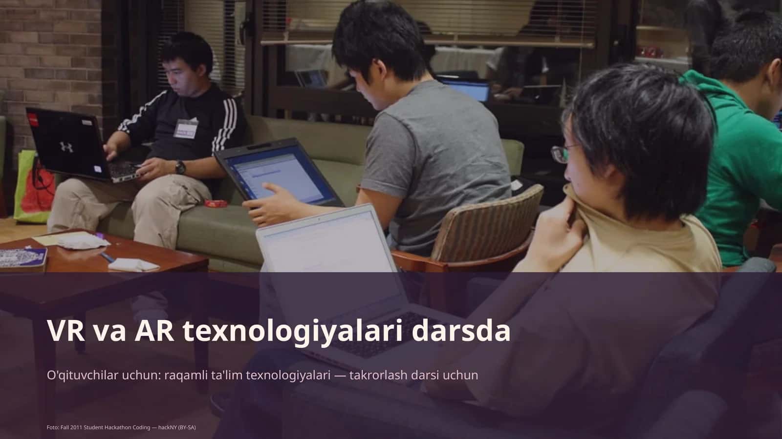 VR va AR texnologiyalari darsda