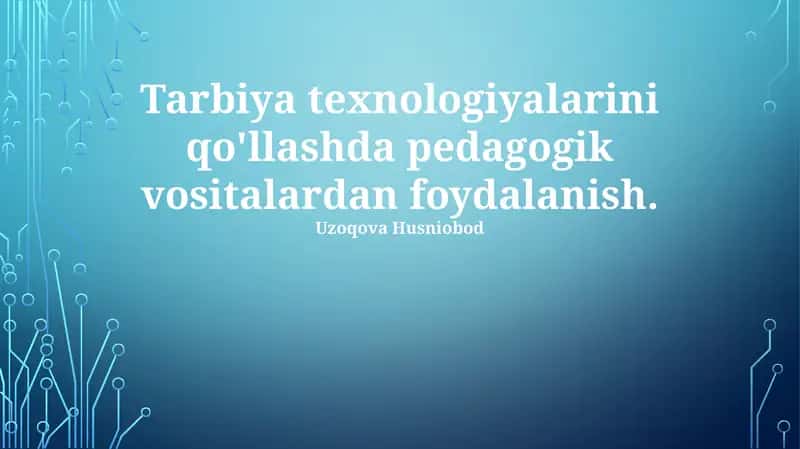Uzoqova Husniobod