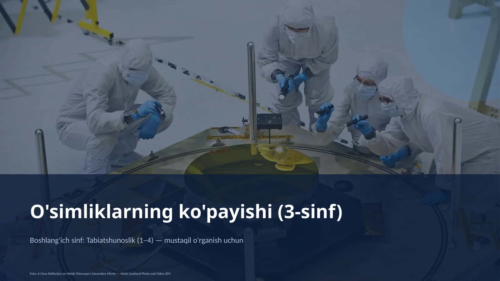 O'simliklarning ko'payishi (3-sinf)