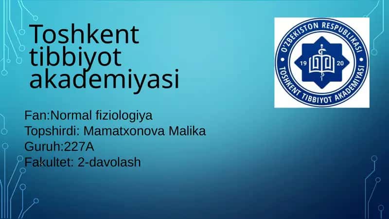 Muskul xossalariniórganish usullari
