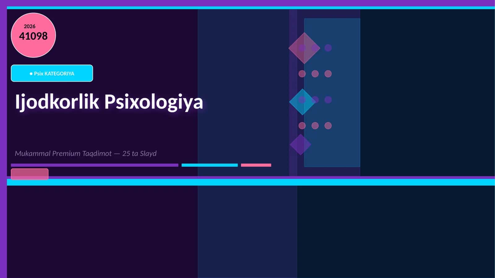 Ijodkorlik Psixologiya Mukammal Premium Taqdimot