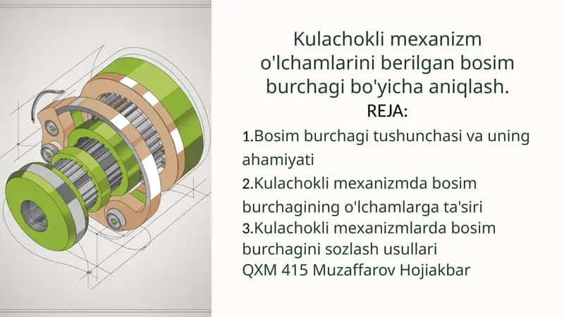 Kulachokli Mexanizm