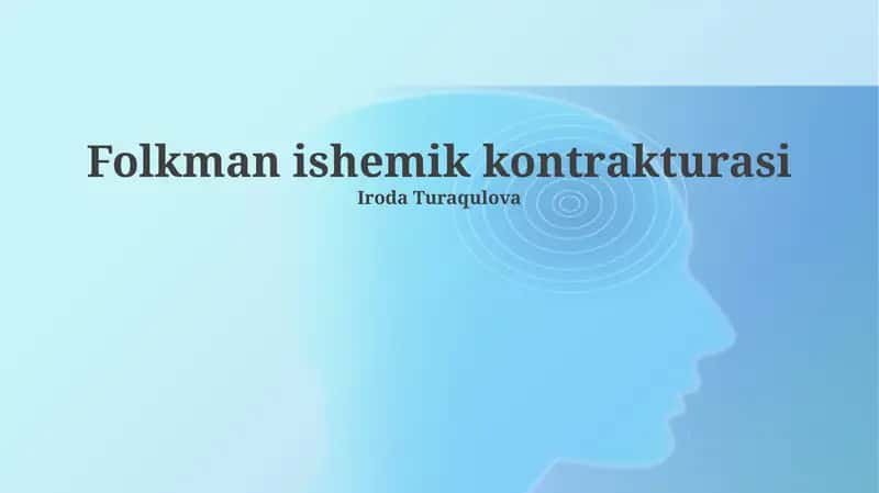 Folkman ishemik kontrakturasi