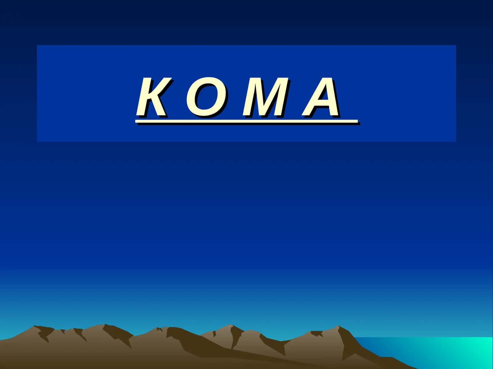 Гипергликемик кома. Кетоацидоз