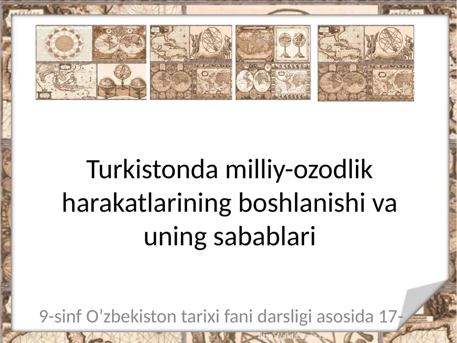 Turkistonda milliy-ozodlik harakatlarining boshlanishi va uning sabablari