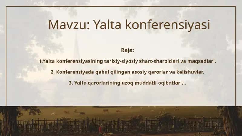 Yalta konferensiyasi