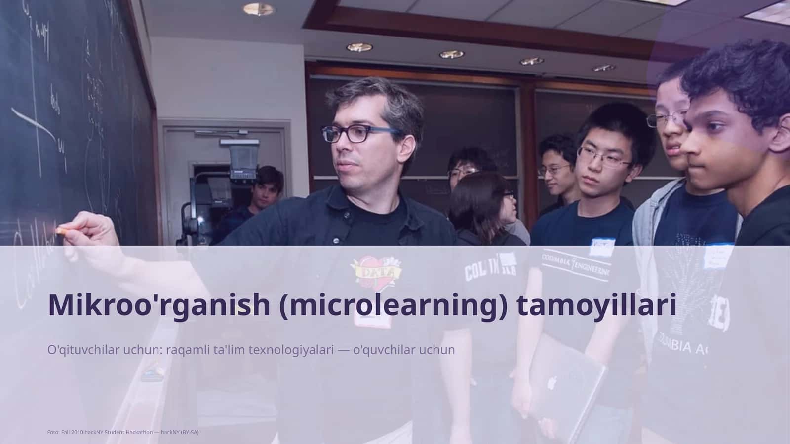 Mikroo'rganish (microlearning) tamoyillari