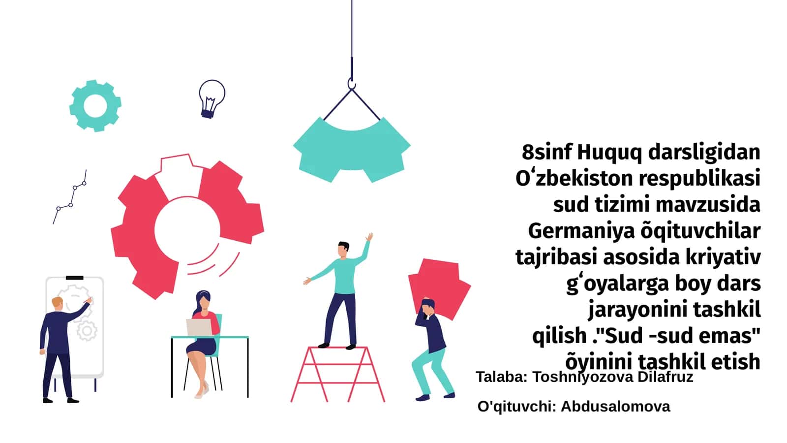 8sinf Huquq darsligi O'zbekiston va Germaniya sud tizimlari taqqoslamasi