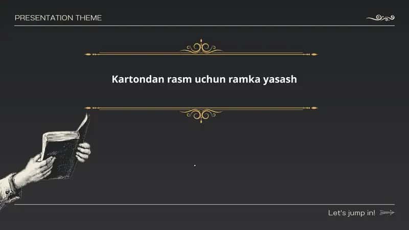 Kartondan rasm uchun ramka yasash