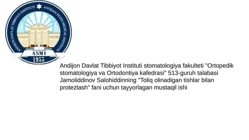 Ikki Qavatli Tish Protezlarini qo'llash