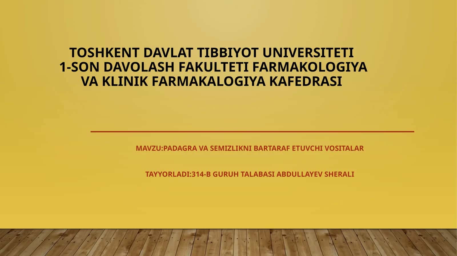 Padagra va semizlikni bartaraf etuvchi vositalar
